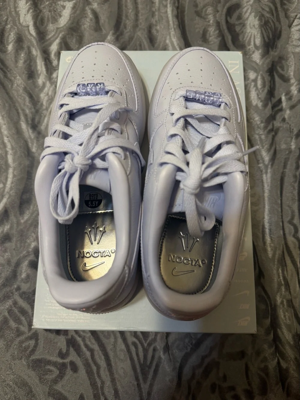 Drake “Certified Lover Boy” Air Force 1s - Light Lavender